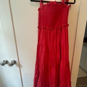 Tuckernuck Red Midi Dress